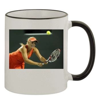 Caroline Wozniacki 11oz Colored Rim & Handle Mug