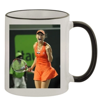 Caroline Wozniacki 11oz Colored Rim & Handle Mug