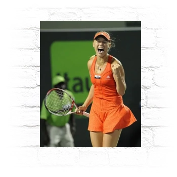 Caroline Wozniacki Metal Wall Art