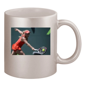 Caroline Wozniacki 11oz Metallic Silver Mug