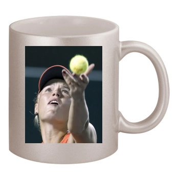 Caroline Wozniacki 11oz Metallic Silver Mug