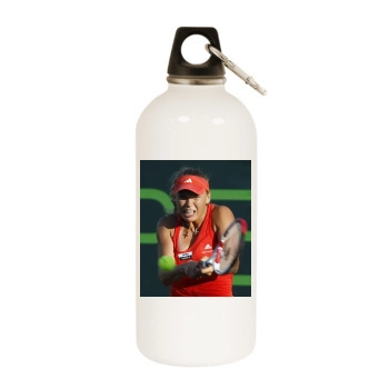 Caroline Wozniacki White Water Bottle With Carabiner