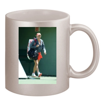 Caroline Wozniacki 11oz Metallic Silver Mug