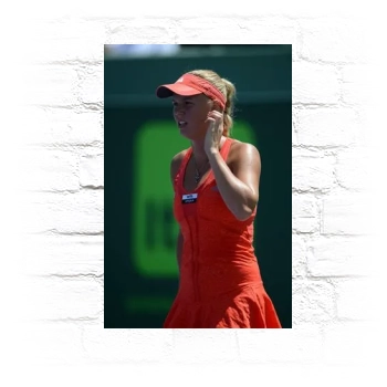 Caroline Wozniacki Metal Wall Art