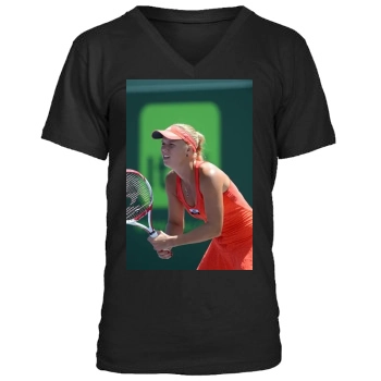 Caroline Wozniacki Men's V-Neck T-Shirt