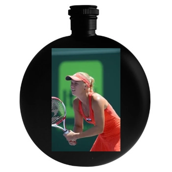 Caroline Wozniacki Round Flask