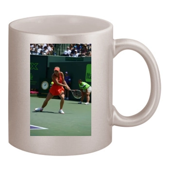 Caroline Wozniacki 11oz Metallic Silver Mug