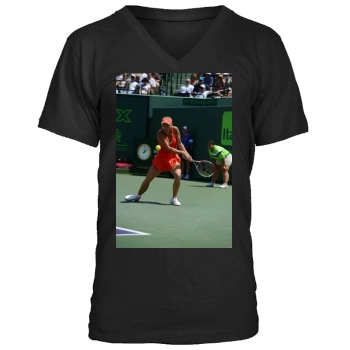 Caroline Wozniacki Men's V-Neck T-Shirt