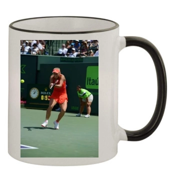 Caroline Wozniacki 11oz Colored Rim & Handle Mug