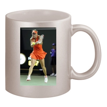 Caroline Wozniacki 11oz Metallic Silver Mug