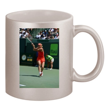 Caroline Wozniacki 11oz Metallic Silver Mug