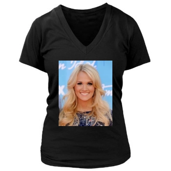 Carrie Underwood Women's Deep V-Neck TShirt