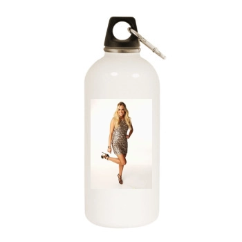 Carrie Underwood White Water Bottle With Carabiner