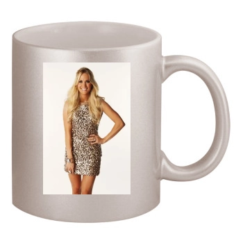 Carrie Underwood 11oz Metallic Silver Mug