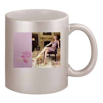 Cat Deeley 11oz Metallic Silver Mug