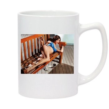 Catherine Bell 14oz White Statesman Mug