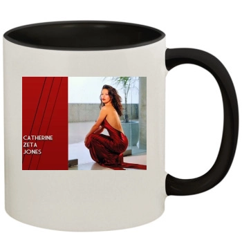 Catherine Zeta-Jones 11oz Colored Inner & Handle Mug