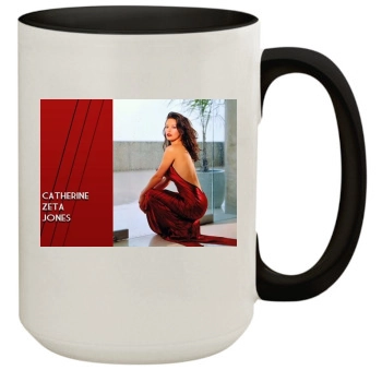 Catherine Zeta-Jones 15oz Colored Inner & Handle Mug