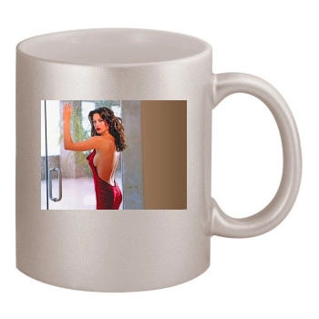 Catherine Zeta-Jones 11oz Metallic Silver Mug