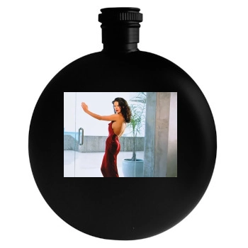 Catherine Zeta-Jones Round Flask