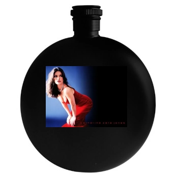 Catherine Zeta-Jones Round Flask