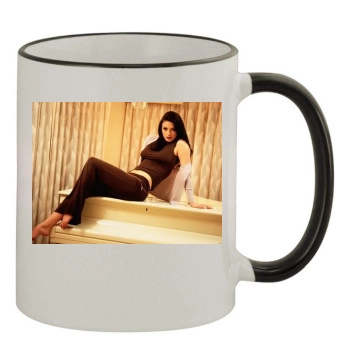 Catherine Zeta-Jones 11oz Colored Rim & Handle Mug