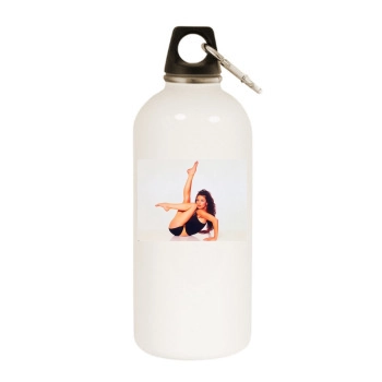 Catherine Zeta-Jones White Water Bottle With Carabiner