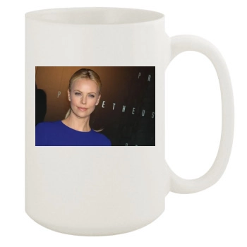 Charlize Theron 15oz White Mug