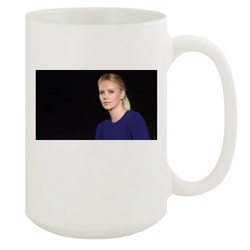 Charlize Theron 15oz White Mug