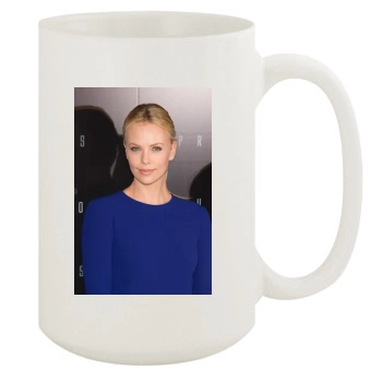 Charlize Theron 15oz White Mug