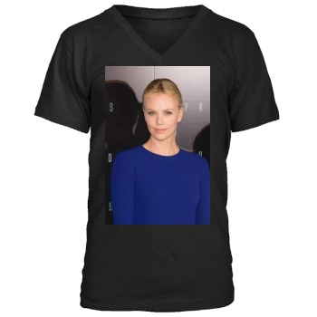 Charlize Theron Men's V-Neck T-Shirt