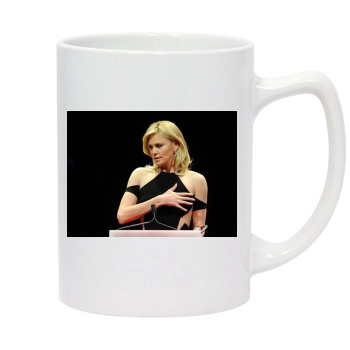 Charlize Theron 14oz White Statesman Mug