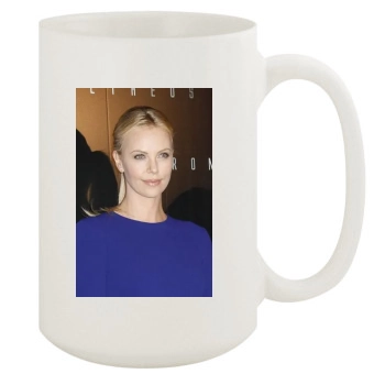 Charlize Theron 15oz White Mug