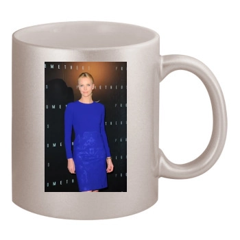 Charlize Theron 11oz Metallic Silver Mug