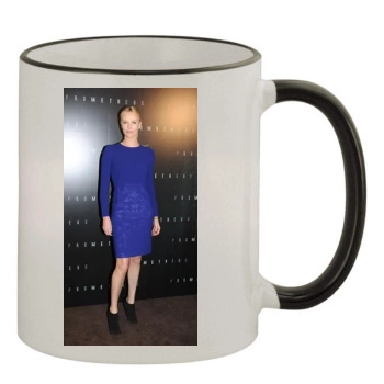 Charlize Theron 11oz Colored Rim & Handle Mug