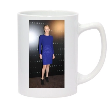 Charlize Theron 14oz White Statesman Mug