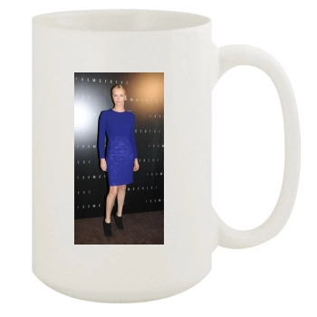 Charlize Theron 15oz White Mug