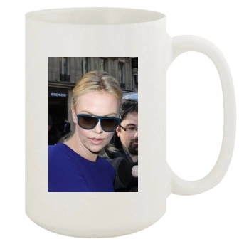 Charlize Theron 15oz White Mug