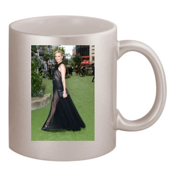 Charlize Theron 11oz Metallic Silver Mug