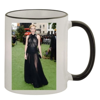 Charlize Theron 11oz Colored Rim & Handle Mug