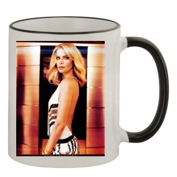 Charlize Theron 11oz Colored Rim & Handle Mug