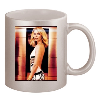 Charlize Theron 11oz Metallic Silver Mug