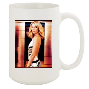 Charlize Theron 15oz White Mug