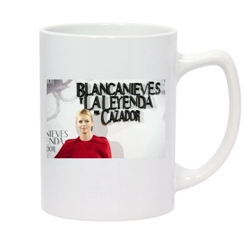 Charlize Theron 14oz White Statesman Mug