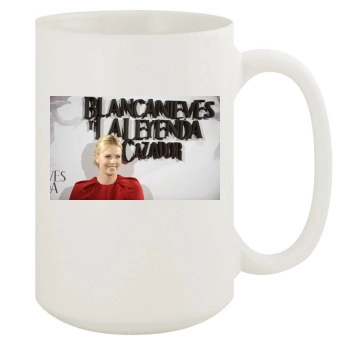 Charlize Theron 15oz White Mug