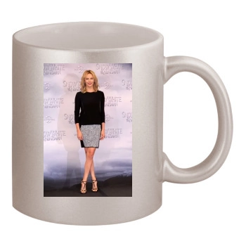 Charlize Theron 11oz Metallic Silver Mug