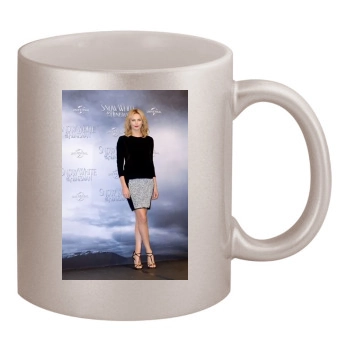 Charlize Theron 11oz Metallic Silver Mug