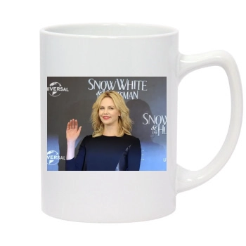 Charlize Theron 14oz White Statesman Mug