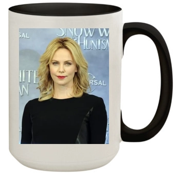 Charlize Theron 15oz Colored Inner & Handle Mug