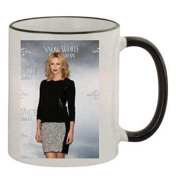 Charlize Theron 11oz Colored Rim & Handle Mug